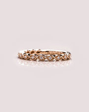 0.15 TCW Round Cut Lab Grown Diamond Wedding Band Gift For Her Mapple Gems
